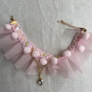 Apaszka ozdobna jasny róż M