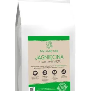 Jagnięcina z miętą 2kg | karma monobiałkowa bez zbóż dla psa