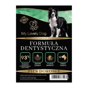 bezzbożowa hipoalergiczna karma dla psa formula dentystyczna 1,5 kg