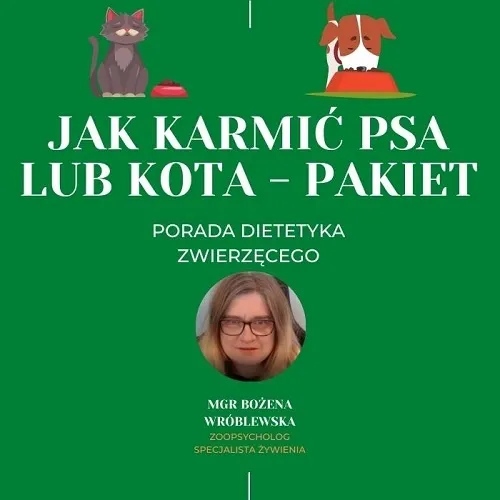 Kompleksowa konsultacja dietetyka zwierzęcego - pakiet 2 konsultacji dla 